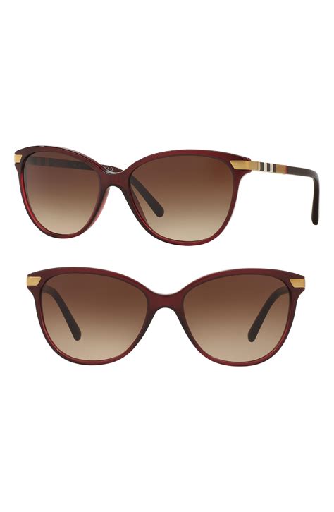 burberry heritage 55mm cat eye sunglasses|Burberry 57mm cat eye sunglasses.